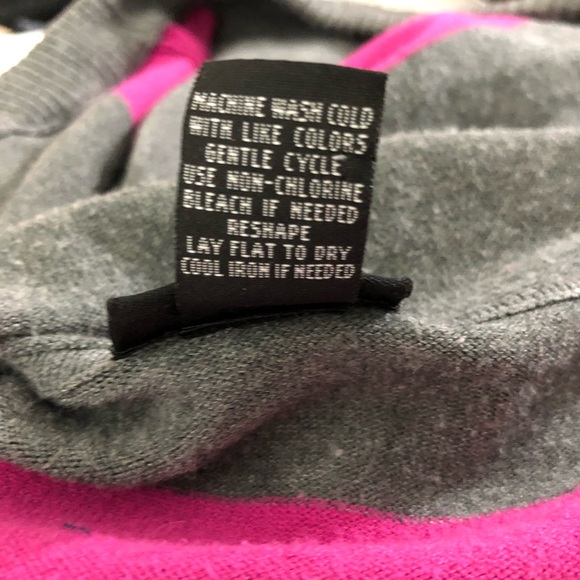 RUE 21 JUNIORS HOODIE PULLOVER SWEATER STRIPED KANGAROO POCKET SZ XL - Picture 7 of 7